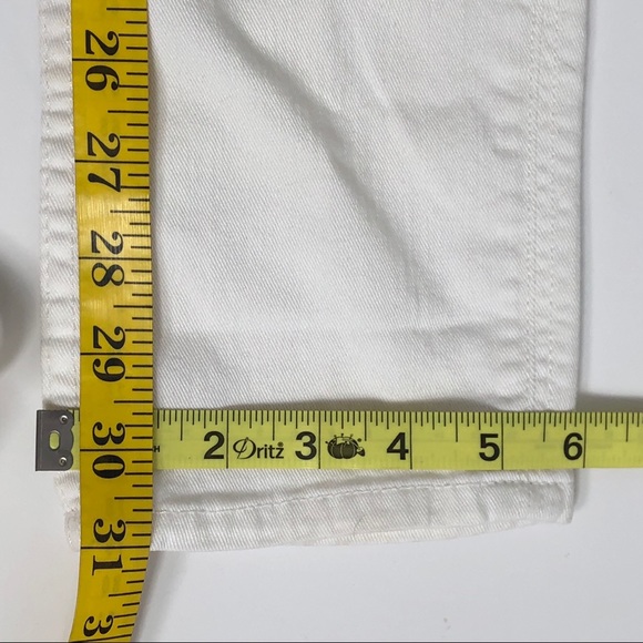 Hudson Collin Flap Skinny Stretch Jean in White 27 - Picture 7 of 8